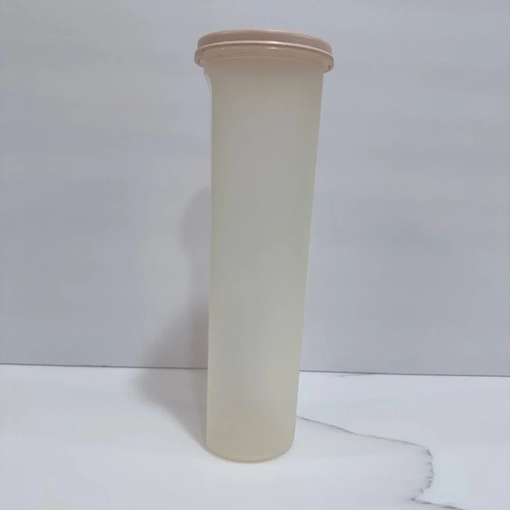 Vintage Tupperware Modular Mates‎ Pasta Keeper Dispenser Pink Lid #1661-2
